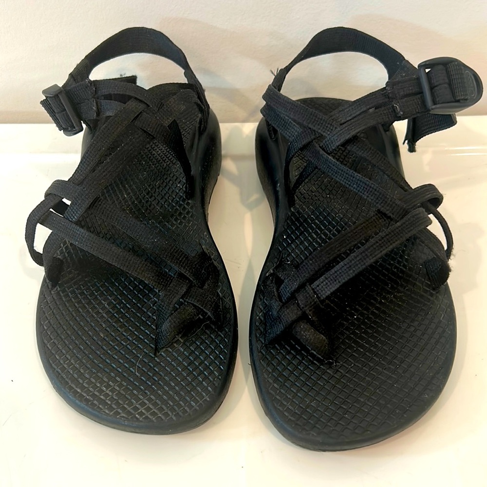 Chaco’s black sandals
